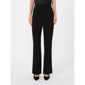 Max Mara Women Max Mara Black Cri�Pe High-Waisted Skinny Trousers